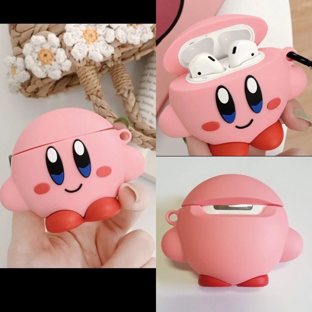 3D Kirby Cartoon Soft Silicone 1/2